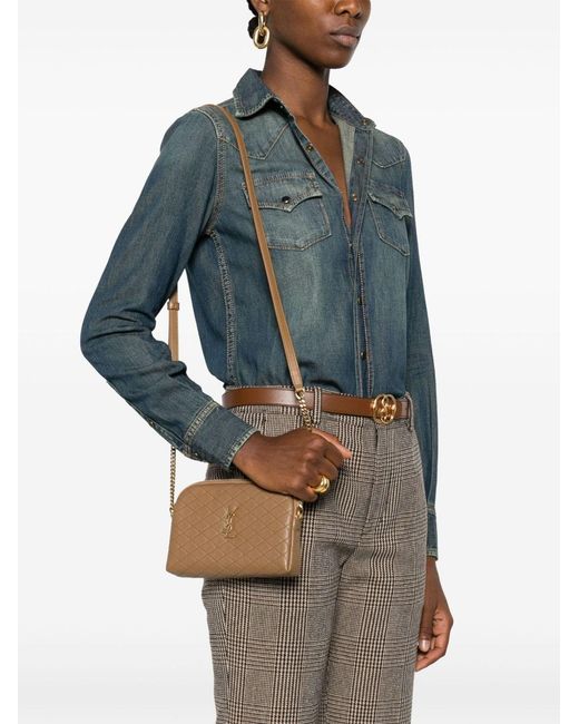 Camera Bag Gaby di Saint Laurent in Natural