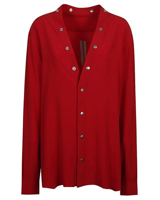 Camicia di Rick Owens in Red