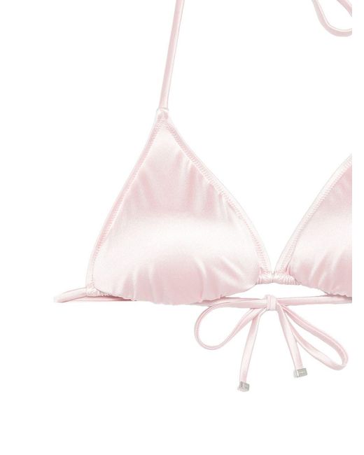 VENUJA White Triangle Bikini Set