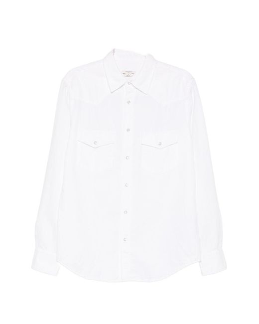 Jacob Cohen White Cotton Blend Shirt for men