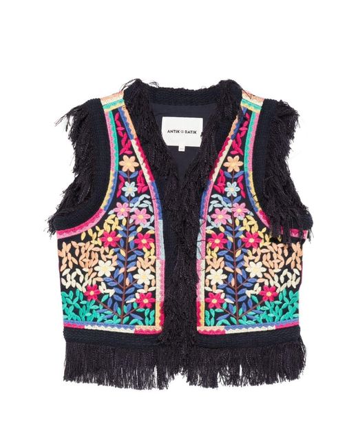 Antik Batik Blue Vest