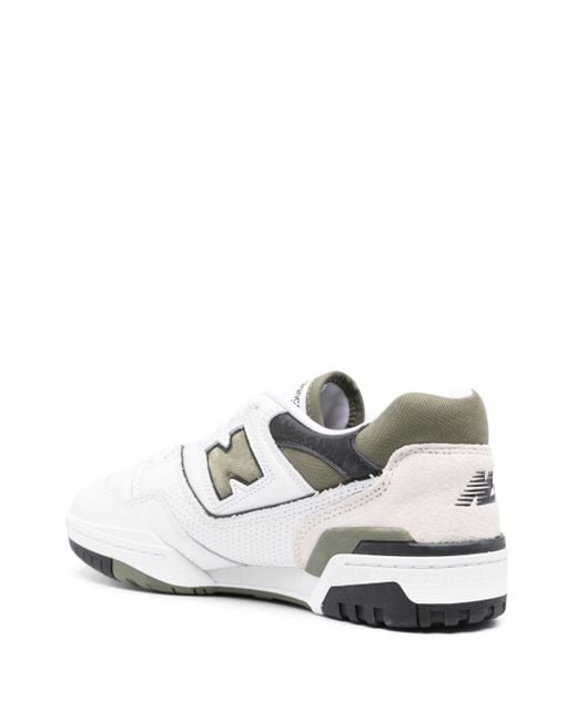 Sneakers 550 in pelle di New Balance in White da Uomo