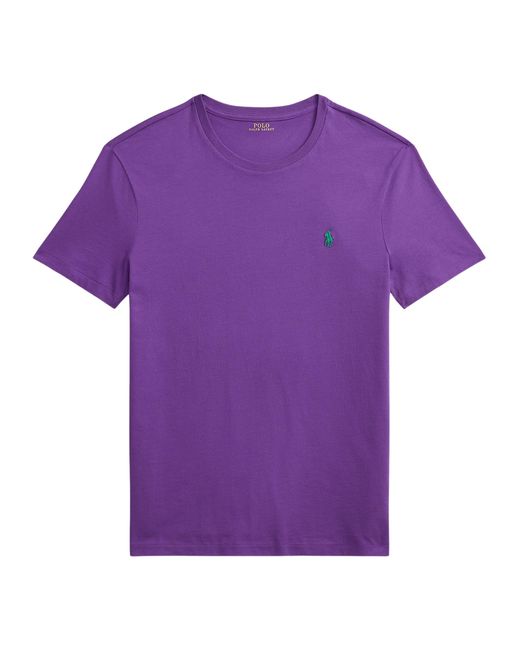 Polo Ralph Lauren Purple Cotton T-Shirt for men