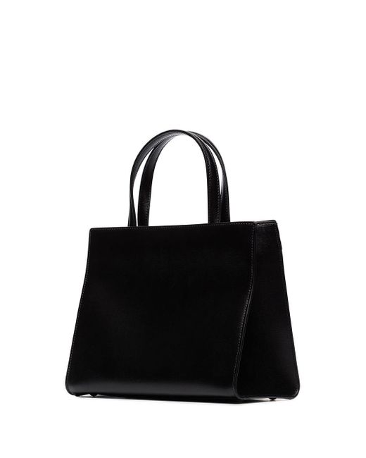 Ferragamo Black Vara Medium Leather Tote Bag