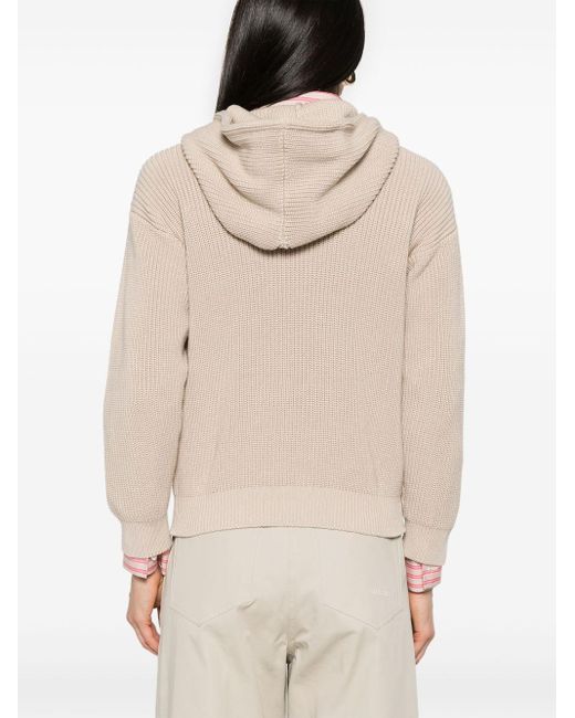 Add Natural Zipped Sweatshirt