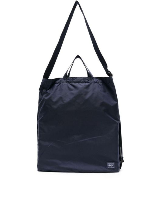 Porter-Yoshida and Co Blue Flwx 2Way Nylon Shoulder Bag for men