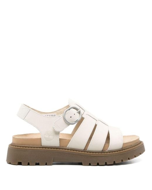 Timberland White Clairemont Way Fisherman Sandals