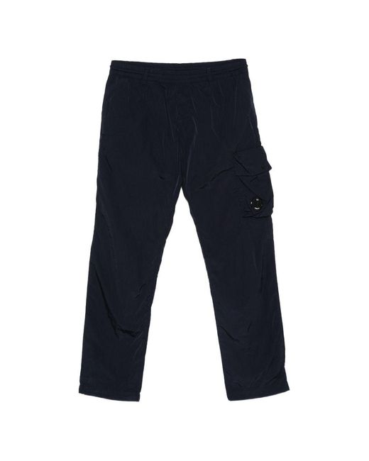 C P Company Blue Cargo Trousers for men
