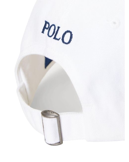 Polo Ralph Lauren White Chino Hat for men