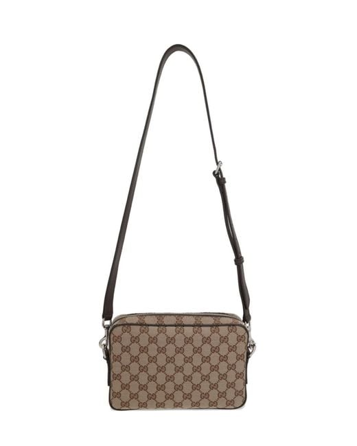 Gucci White Gg Small Crossbody Bag for men