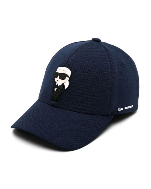 Karl Lagerfeld Blue K/ikonik Cotton Cap for men