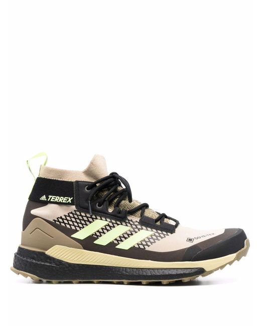 adidas Rubber Terrex Gore-tex Hiking Sneakers in Brown for Men | Lyst