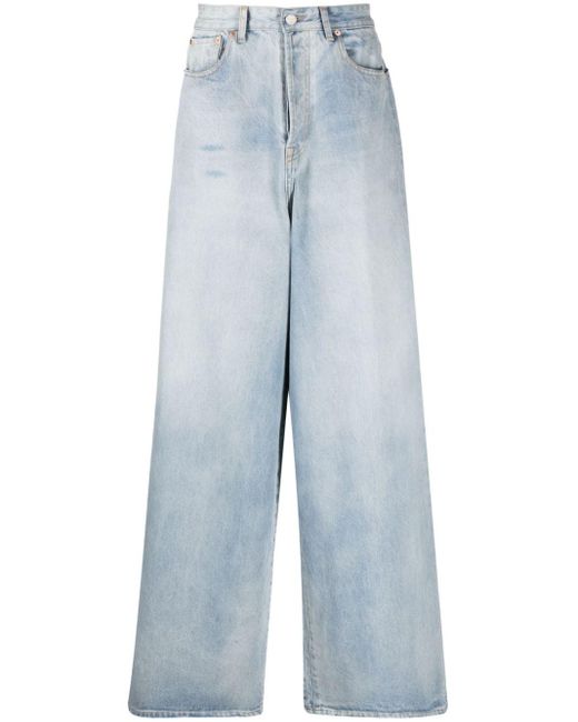 Vetements Blue Big Shape Loose-leg Jeans