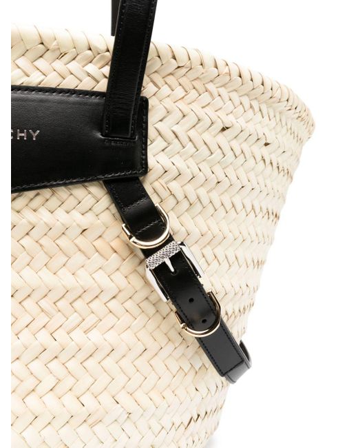 Givenchy Natural Voyou Medium Rafia Basket Bag