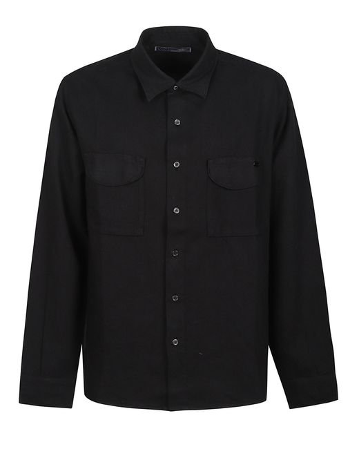 Massimo Osti Studio Black Logo Shirt for men