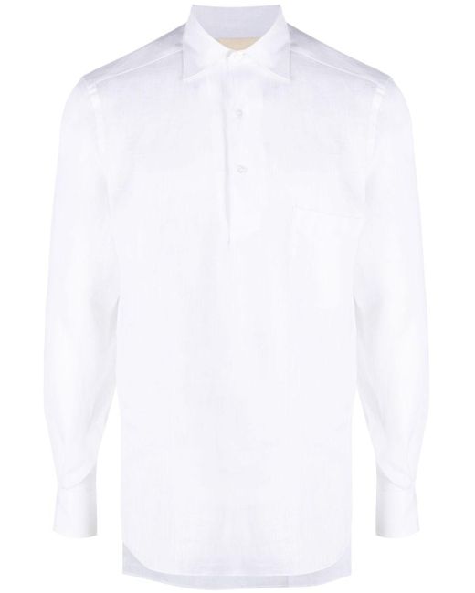 Manebí White Polo Shirt Nassu for men