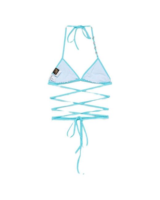 Loewe Blue Triangle Bikini Top