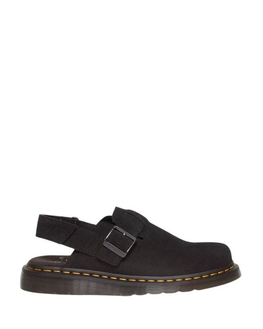 Dr. Martens Black Mule Jorge Ii Suede for men