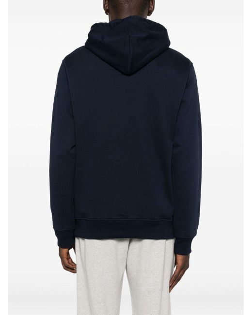 Drole de Monsieur Blue Hoodie With Logo for men