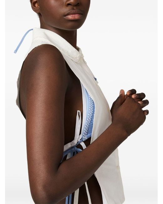 Miu Miu White Cotton Shirt