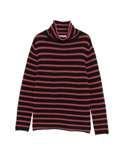 Be You Red Cashmere Turtle-Neck Sweater