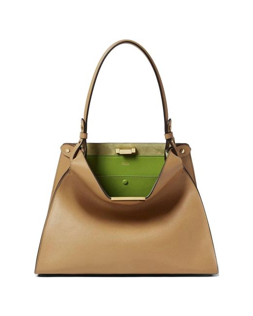 Way Tote di Fendi in Metallic