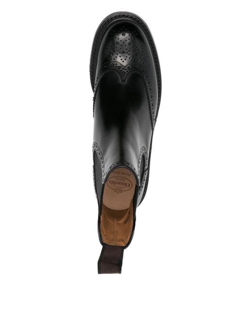 Church's Black Mcqueen Leather Boots