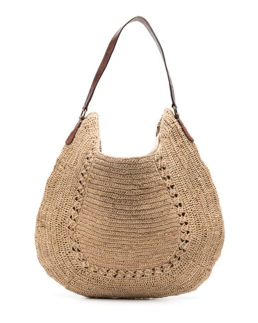 IBELIV Natural Meva Raffia Bag
