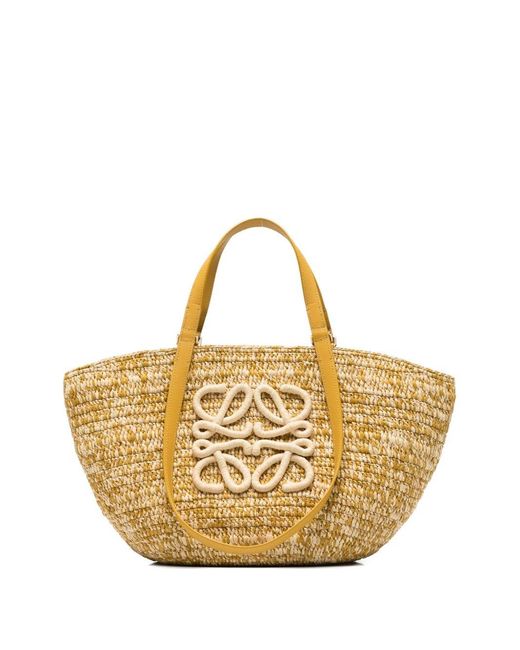 Loewe Metallic Medium Eclipse Basket Tote Bag