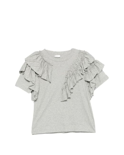 Dries Van Noten Gray Humey Cotton T-Shirt
