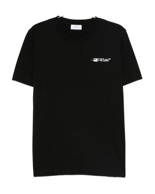 Off-White c/o Virgil Abloh Black Ink Arrow Slim-Fit Cotton T-Shirt for men