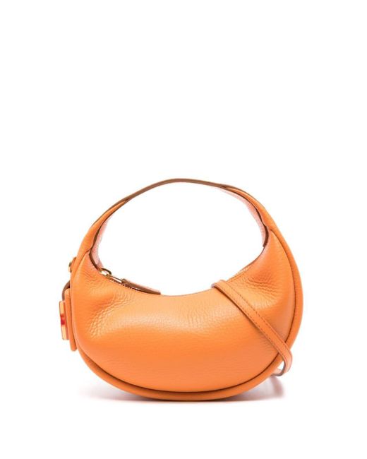 Hogan Orange H-bag Leather Crossbody Bag