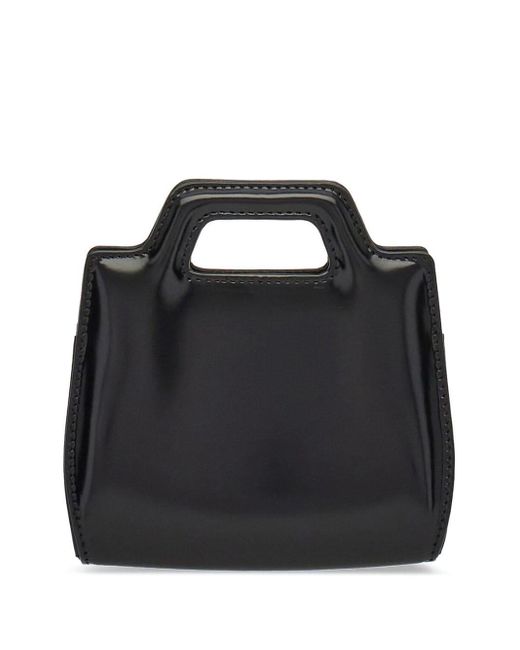 Ferragamo Black Wanda Micro Leather Crossbody Bag