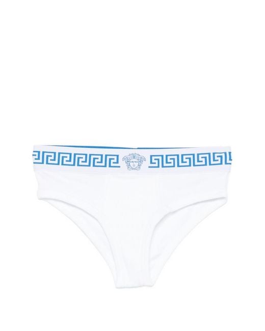 Versace Blue Cotton Briefs