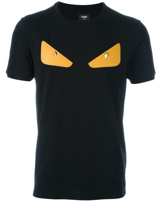 T-shirt 'Bag Bugs' di Fendi in Black da Uomo