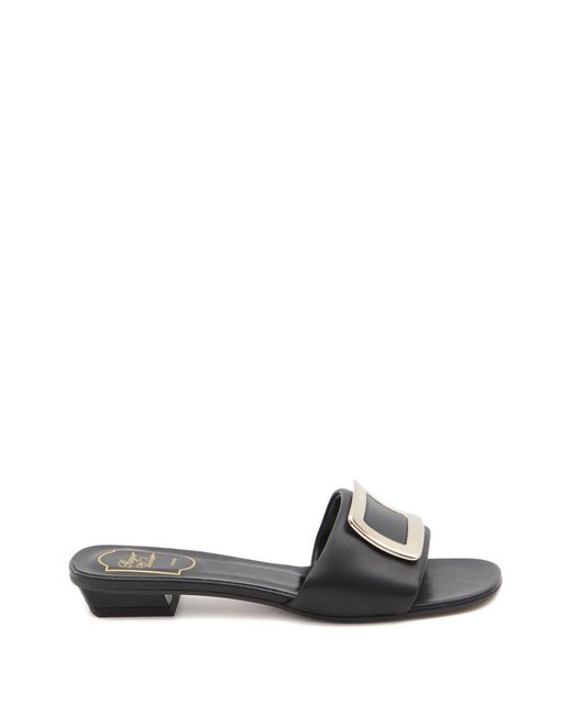 Roger Vivier White Leather Sandals