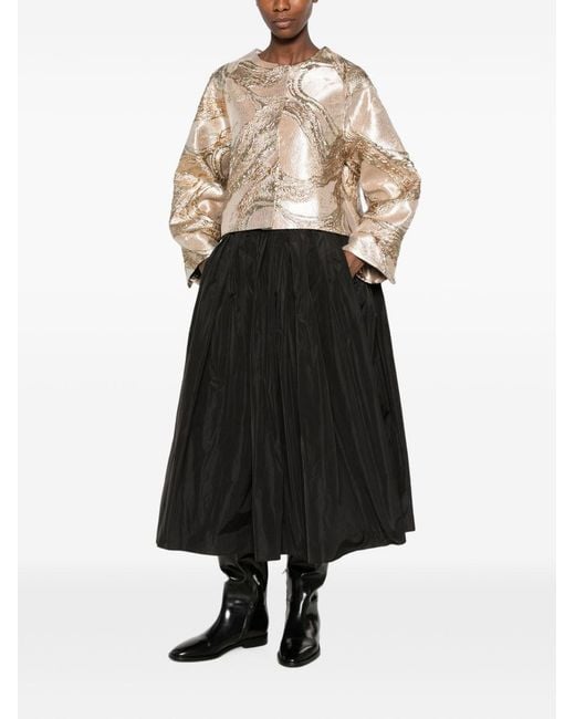 Susanne Bommer Natural Flower Crewneck Jacket