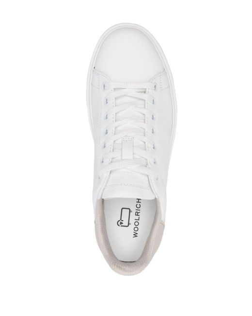 Sneakers con effetto sfumato di Woolrich in White
