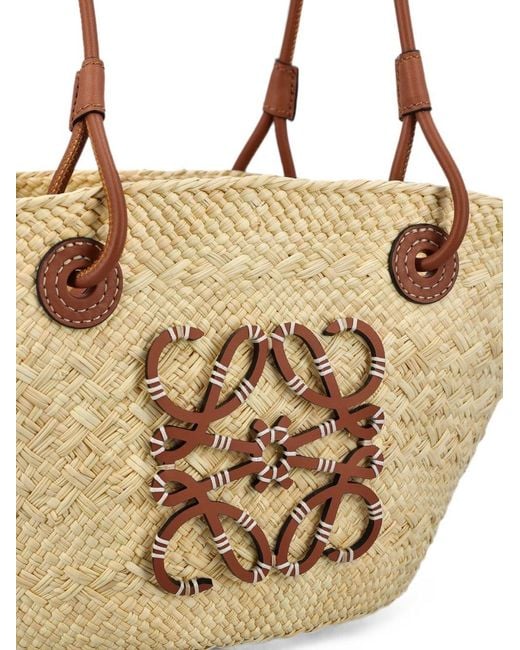 Loewe Metallic Anagram Basket Small Bag