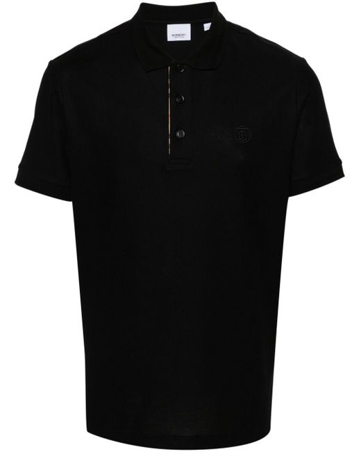 Burberry Black Eddie Polo for men