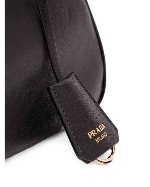Borsa A Spalla Grande di Prada in Black