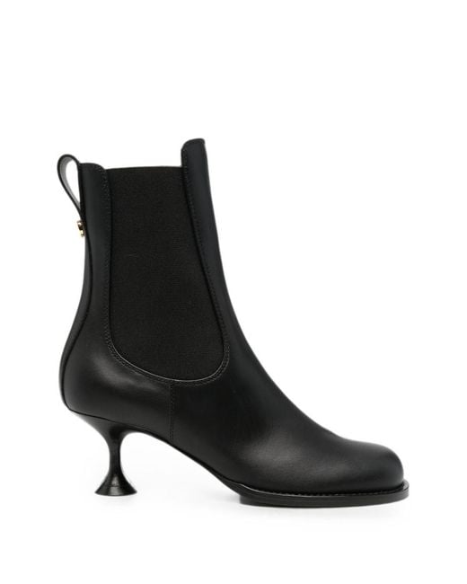 Sergio Rossi Black Leather Boots
