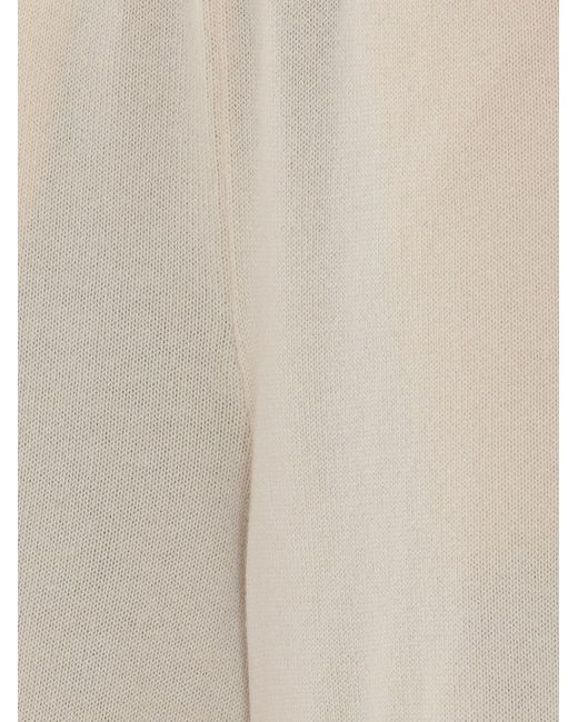 Brunello Cucinelli Natural Cashmere Trousers