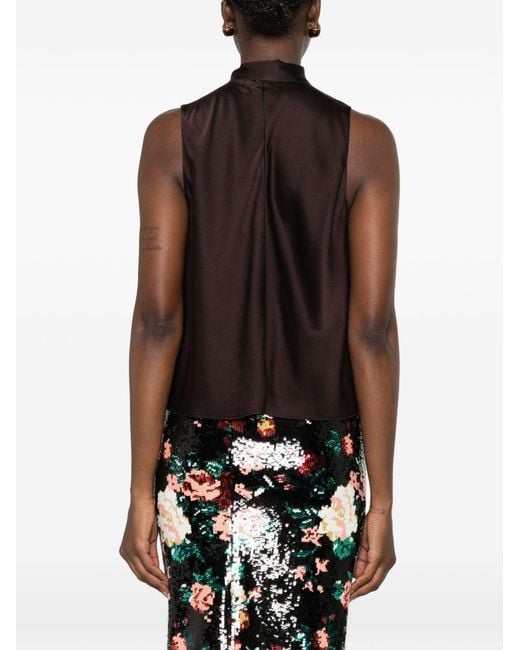 Forte_forte Purple Silk Top