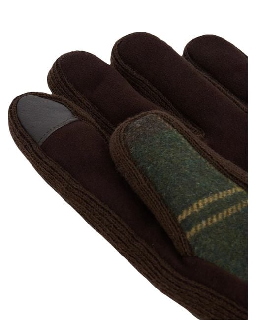 Barbour Black Hackney Gloves for men