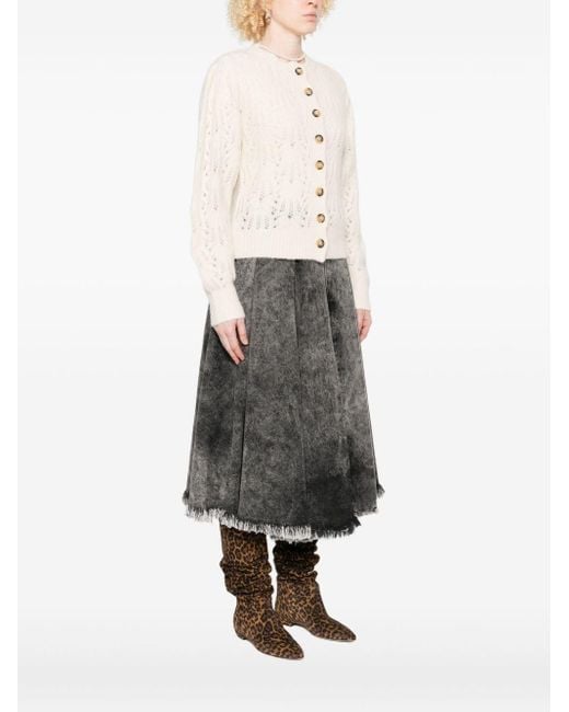 Isabel Marant Natural Marant Etoile Maxine Wool Blend Jacket