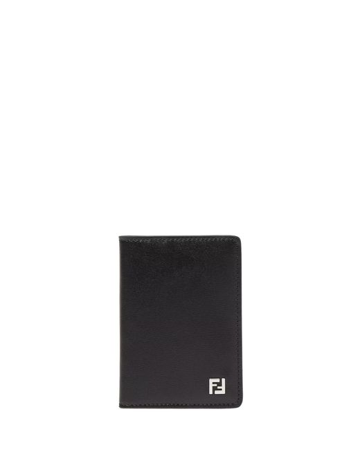 Fendi White Squared Ff Card Holder for men