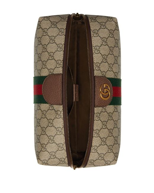 Gucci Gray Beauty Case With Logo for men