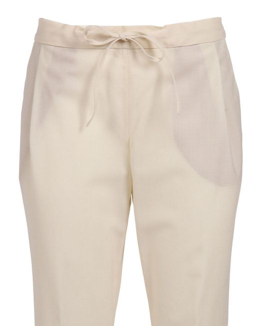 Fabiana Filippi Natural Wool Blend Trousers