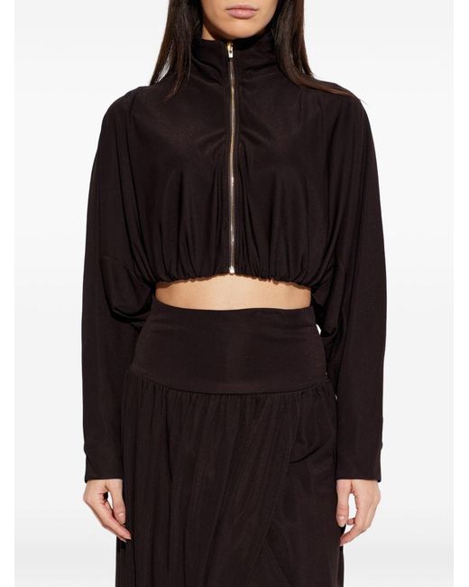 Alaïa Black Draped Jacket